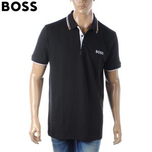 ヒューゴボス HUGO BOSS ポロシャツ メンズ 50469102 10226584 ブラック 2024春夏新作｜bravas