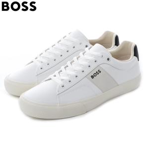 ヒューゴボス HUGO BOSS  スニーカー メンズ 50512366 10249168 ローカット ホワイト 2024春夏新作｜bravas