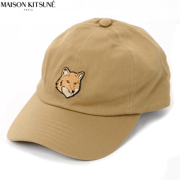 メゾンキツネ MAISON KITSUNE キャップ 帽子 MM06104WW0108 ベージュ