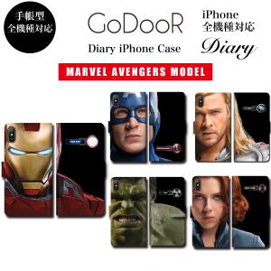 iphone15 ケース スマホケース 手帳型 iPhone12 14pro SE MARVEL マーベル アベンジャーズ  AVENGERS アイアンマン｜デザインプリントデザプリ