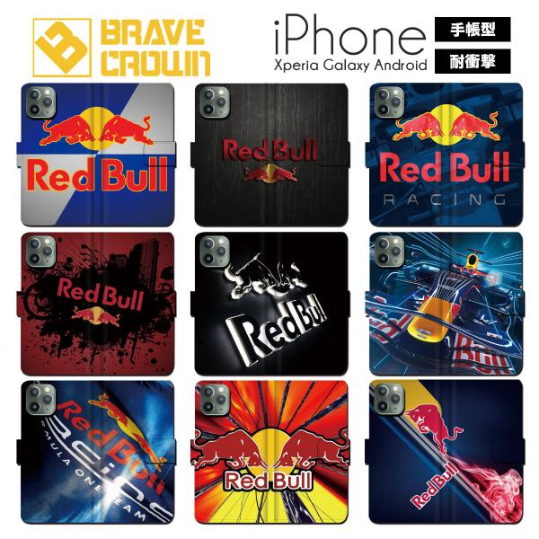 iphone15 ケース スマホケース 手帳型 iPhone12 14pro SE Red Bull...