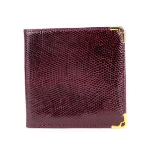 Cartier C ドゥ カルティエ 二つ折り 長財布 レザー ボルドー Cartier（カルティエ） 財布 レディース メンズ ブランド 長財布