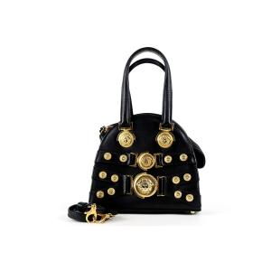 VERSACE（ヴェルサーチェ） バニティバッグ ブラック 黒 ゴールド金具
