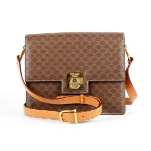 CELINE（セリーヌ） 極 美品 マカダム ブラゾン トリオンフ 柄 ロゴ