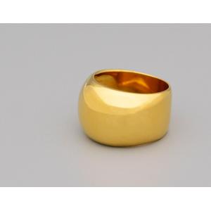ボールドドームリングワイド K18ゴールドの詳細画像4