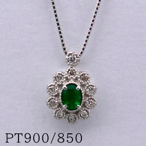 ネックレス PT900/プラチナ PT850/プラチナ ダイヤ 0.403 ct SI1 鑑定