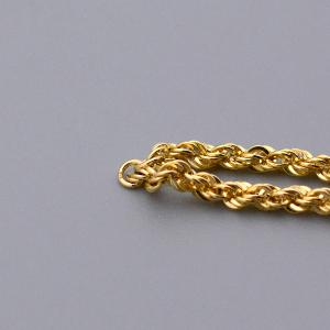 チェーンリングロープクラシックK18YGイエロ...の詳細画像5