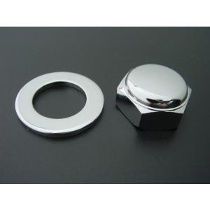 0430■CB400F／CB350F  純正メッキステムナットセット