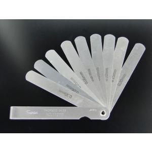 0765■★汎用 タペット調整/ポイントギャップ調整用シックネスゲージ(日本製)