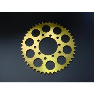 ホンダ（HONDA） CBX400F CYCバイクチェーン ブラック/ゴールド 黒/金