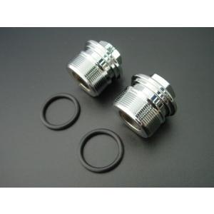 6460■GS400 純正フロントフォークトップボルトセット