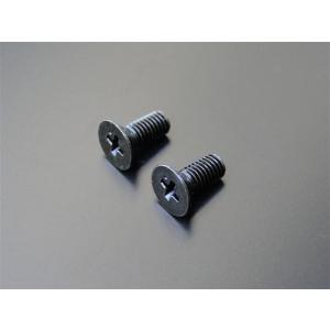 Z400FX/GP/GPZ フロントマスターシリンダーキャップ取付ボルト(2本)黒色