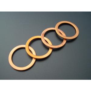 8580■ゼファー400/ゼファーχ 純正マフラーガスケット(4個) ZEPHYR