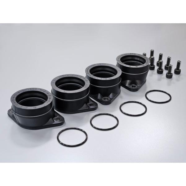 8734■ゼファー400/ゼファーχ 純正キャブインシュレーター (4個セット) ZEPHYR