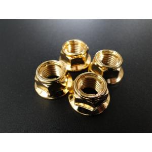 9591■Z400FX リヤスプロケット取付ナット(4個)※金メッキ