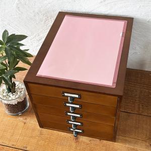 書類ケース A4 木製 レターケース チェスト...の詳細画像2