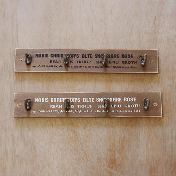 ウォールフック おしゃれ 木製 36cm アンティークフック 壁掛け 日本製 BREAブレア