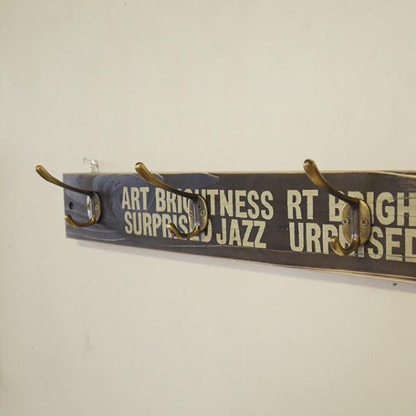 ウォールフック おしゃれ 木製 男前インテリア アンティークフック 壁掛け 日本製 BREAブレア