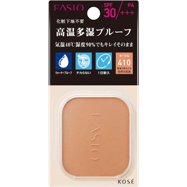 FASIO(ファシオ) パワフルステイ UV ファンデーション レフィル 410 オークル 普通の明...