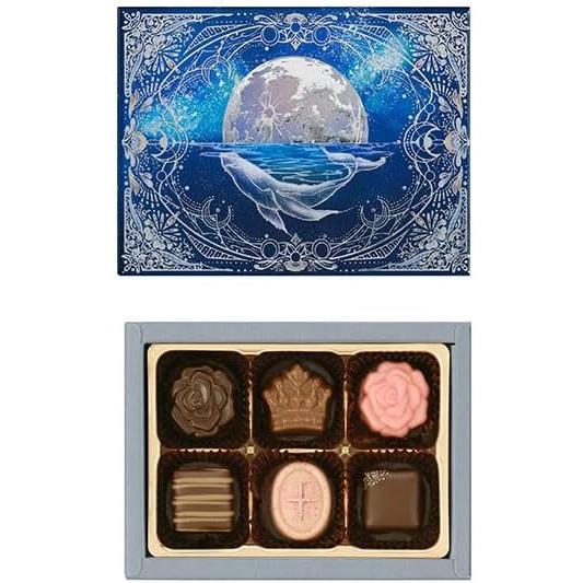 メリーチョコレート ハトラビュリント ヴァールフィッシュ(鯨) 6個入 手提げ袋つき バレンタイン ...