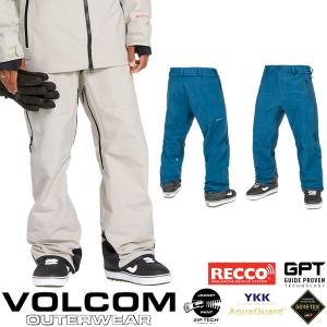 21-22 VOLCOM/ボルコム GUIDE GORE-TEX pant メンズ レディース 防水パンツ ゴアテックス スノーウェアー スノーボードウェア 2022｜breakout