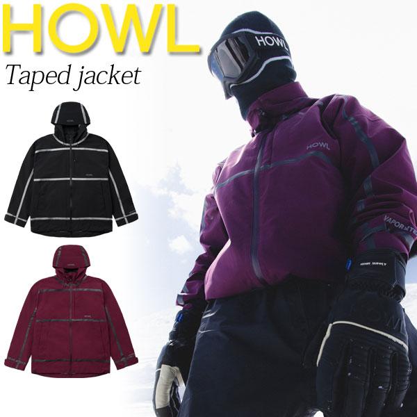 25-26 HOWL/ハウル TAPED jacket 着用説明動画 メンズ レディース 防水ジャケ...