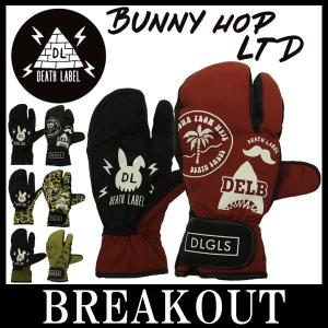 15-16 DEATH LABEL / デスレーベル BUNNY HOP LTD グローブミトン グローブ 手袋 メンズ レディース スノーボード メール便対応 型落ち｜breakout