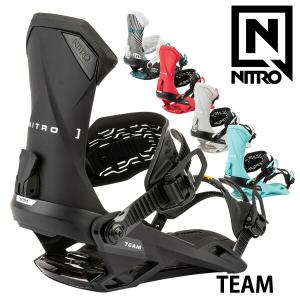 即出荷 23-24 NITRO/ナイトロ TEAM チーム メンズ レディース ビンディング バインディング スノーボード 2024