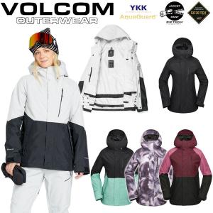 超美品 VOLCOM スノーボードウェア 上下 レディース VOLCOM（ボルコム） スノージャケット レディース GORE-TEX V.CO ARIS