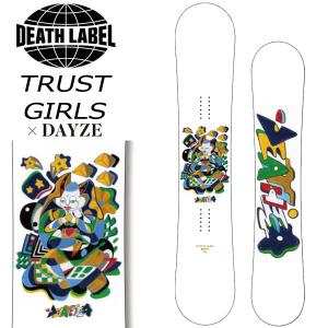 22-23 DEATH LABEL/デスレーベル TRUST GIRLS×DAYZE トラストガールズ レディース スノーボード キッカー カービング 板 2023｜breakout