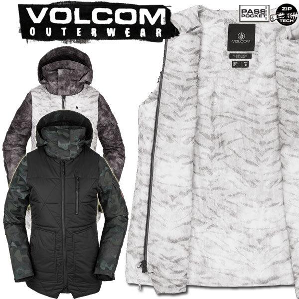 21-22 VOLCOM/ボルコム VAULT 4-IN-1 jacket レディース スノーウェア...