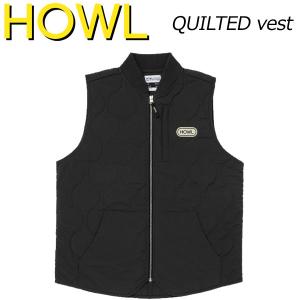 23-24 HOWL / ハウル ONION QUILTED vest キルティングベスト メンズ レディース 防水ベスト スノーボードウェア スノーウェアー 2024｜breakout