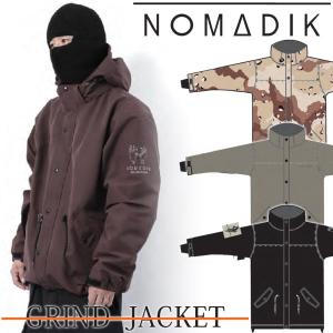 23-24 NOMADIK/ノマディック GRIND jacket メンズ レディース 防水ジャケット スノーボードウェア スノーウェアー 2024｜breakout