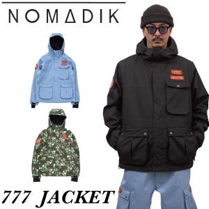 23-24 NOMADIK/ノマディック 777 jacket メンズ レディース 防水ジャケット スノーボードウェア スノーウェアー 2024