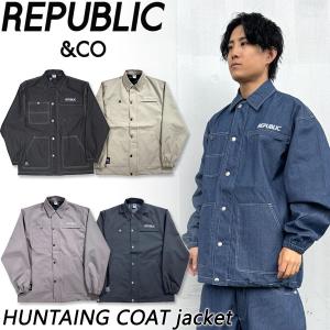 Republic&Co スノボーウェア上下セット ○ REPUBLIC 上下セット NAUGHTY MOUNTAIN WIDE PAINTER リ