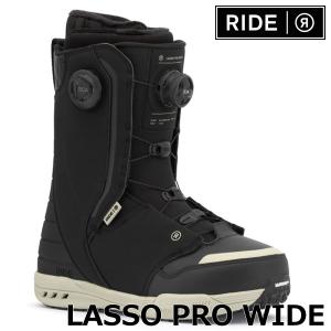 23-24 RIDE/ライド LASSO PRO WIDE ラッソプロワイド ダブルボア メンズ ブーツ 熱成型対応 スノーボード 2024｜breakout