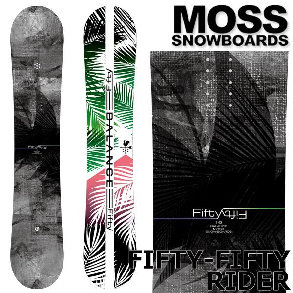 25-26 MOSS SNOWBOARDS/モススノーボード FIFTY-FIFTY RIDER フ...