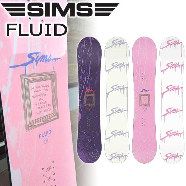 24-25 SIMS / シムス FLUID フルイド レディース スノーボード グラトリ 板 20...