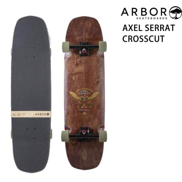 ARBOR/アーバー CROSSCUT AXEL SERRAT 34inc ロングスケートボード ロ...