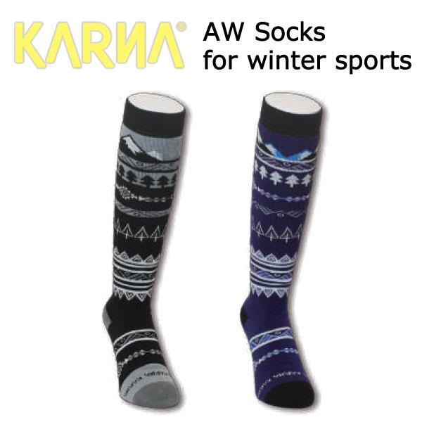KARNA/カルナ AW SOCKS MOUNTAIN ソックス 靴下 メンズ レディース スキー ...