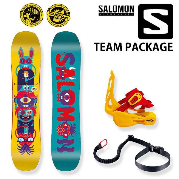 18-19 SALOMON/サロモン TEAM PACKAGE チームパッケージ キッズ スノーボー...