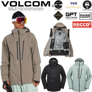 即出荷 22-23 VOLCOM/ボルコム GUCH STRETCH GORE-TEX jacket メンズ レディース 防水ゴアテックスジャケット スノーボードウェア スノーウェアー 2023｜breakout