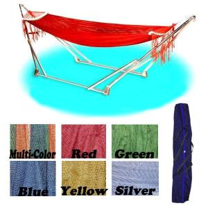 ポータブルハンモック　自立式 折りたたみ式 室内 スタンド付き