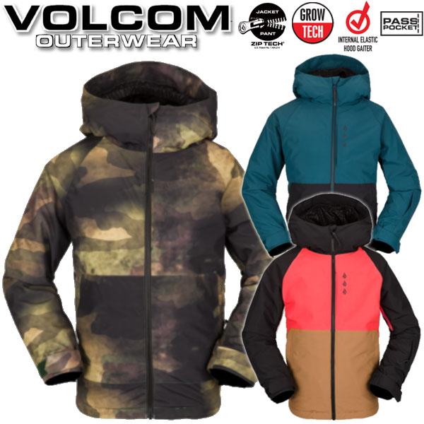 22-23 VOLCOM/ボルコム BRECK INS jacket ユース キッズ 子供用 防水ジ...