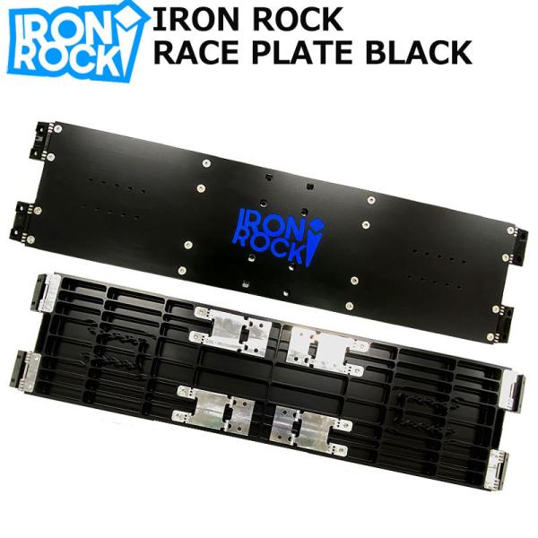 20-21 IRON ROCK RACE PLATE BLACK アイアンロック レースプレート ブ...