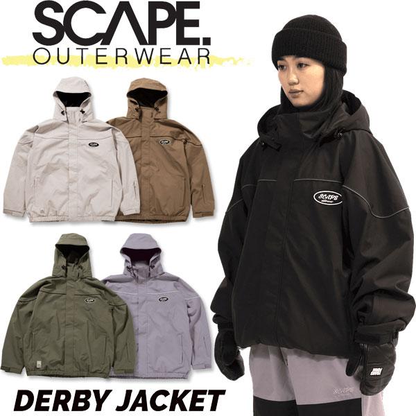 25-26 SCAPE/エスケープ DERBY jacket 着用説明動画 メンズ レディース 防水...