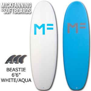 営業所止め 2019 MICKFANNING SOFTBOARDS ミックファニングソフトボード BEASTIE ビースティ 6'6 サーフボード 営業所止め 送料無料 サーフィン｜breakout