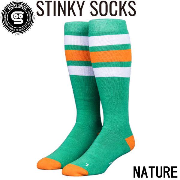 STINKY SOCKS / スティンキーソックス NATURE ソックス 靴下 スノーボード スキ...