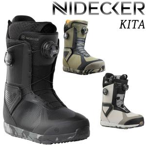 即出荷 23-24 NIDECKER/ナイデッカー KITA メンズ ダブルボア ブーツ スノーボード 2024｜breakout