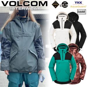 23-24 VOLCOM/ボルコム FERN INS GORE pullover レディース 防水ゴアテックスプルオーバー スノーボードウェア スノーウェアー 2024｜breakout